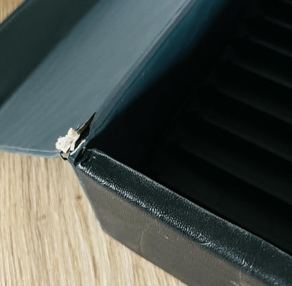 Retro Black Audio Cassette Storage Case