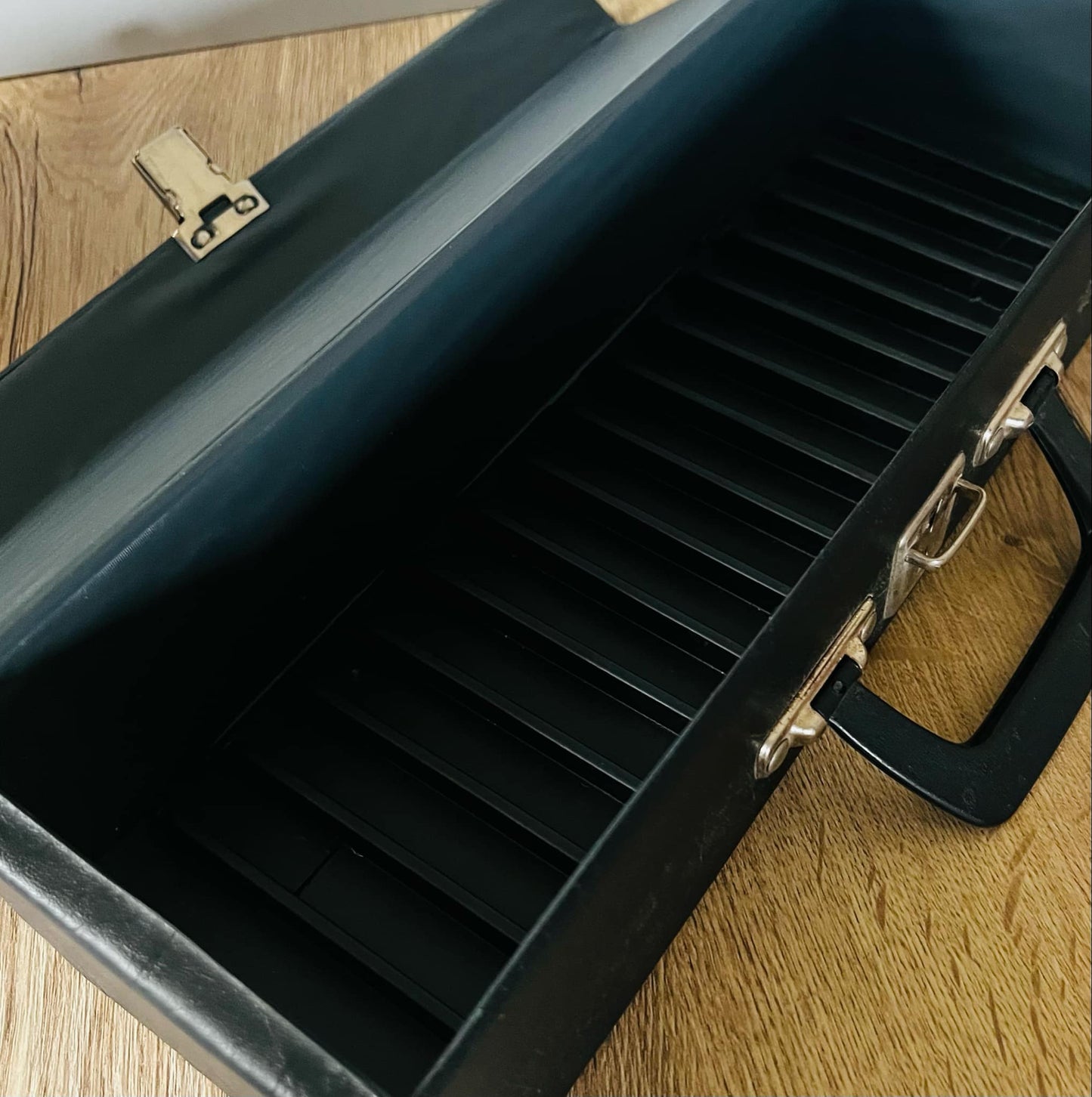 Retro Black Audio Cassette Storage Case