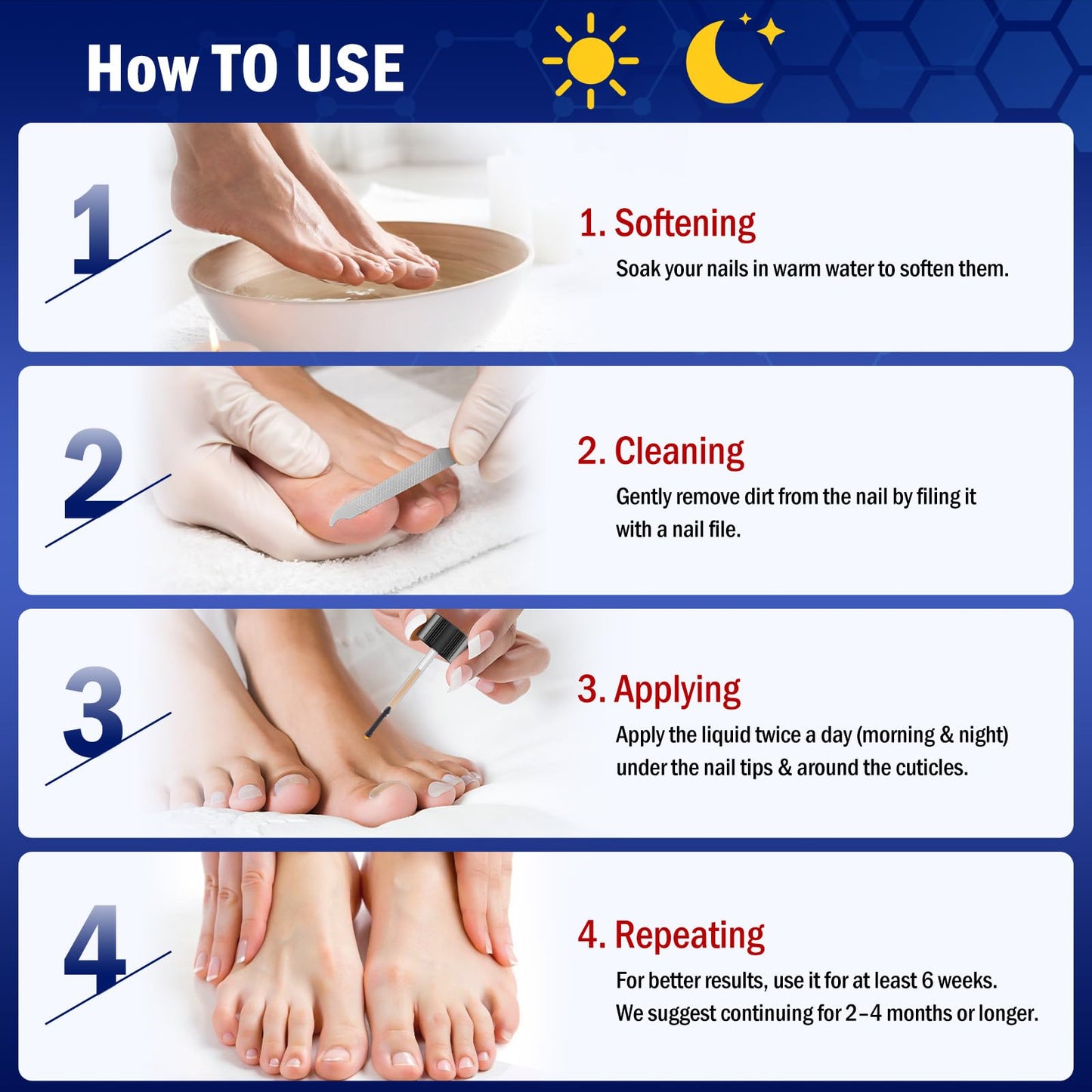 Bldaxn Toe Nail Fungus Renewal – Fast Acting 1 Pack for Thick, Discolored Nails