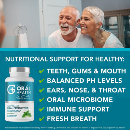 Oral Probiotics for Bad Breath - Dentist Formulated (BLIS K12 M18)