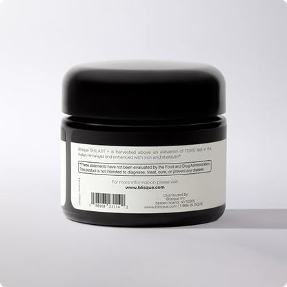 Blisque Shilajit Resin - Organic Himalayan Supplement for Women’s Health | 60g