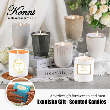 Blood Orange Scented Candle – 11oz Soy Wax Jar Candle, Non-Toxic