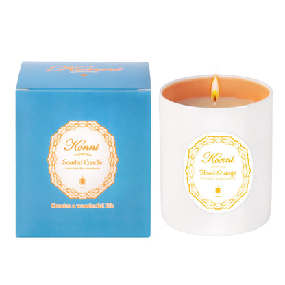Blood Orange Scented Candle – 11oz Soy Wax Jar Candle, Non-Toxic