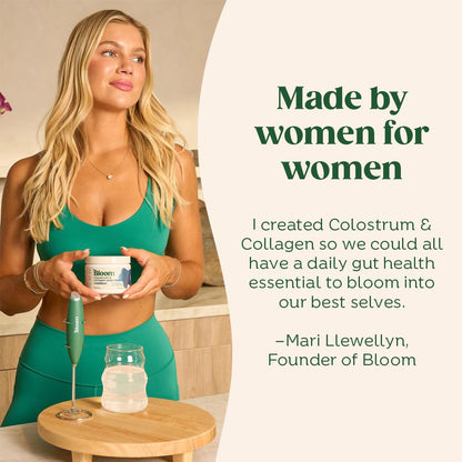 Bloom Nutrition Bovine Colostrum Powder – Orange Cream, 25 Servings