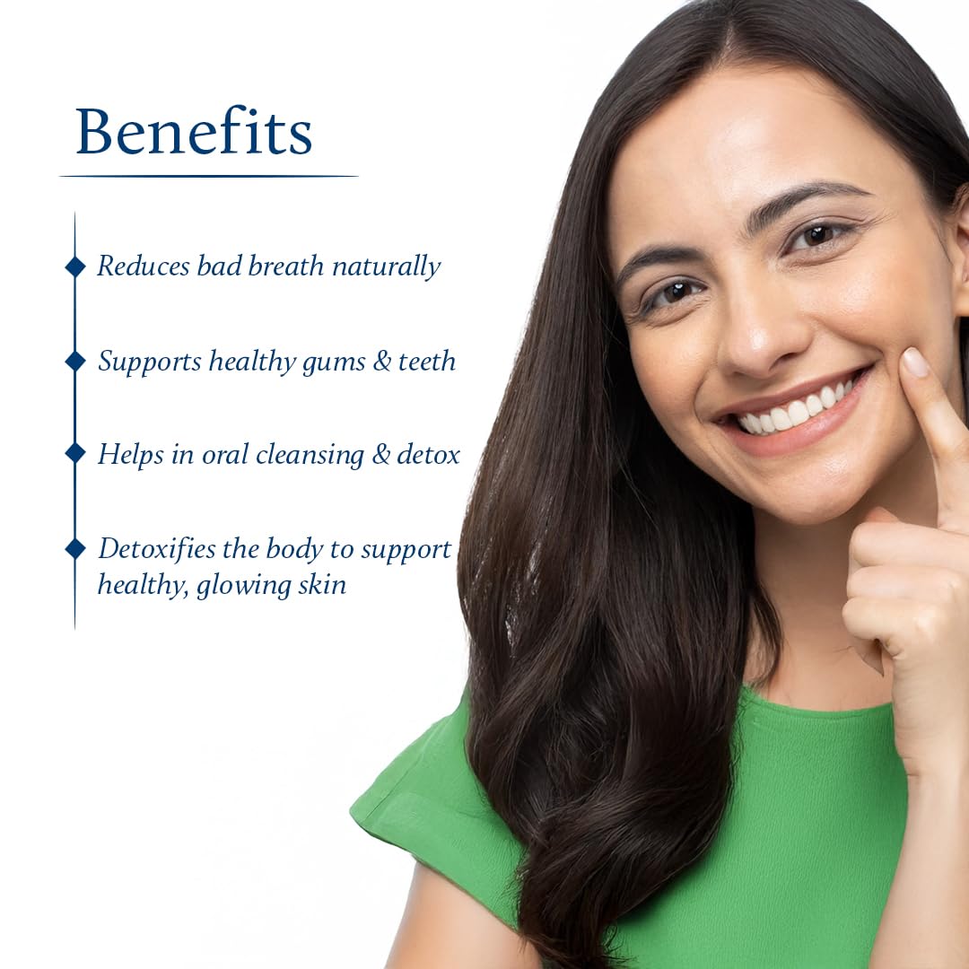 Blue Nectar Cardamom Mint Oil Pulling – Ayurvedic Mouthwash