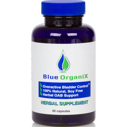 Blue Organix Overactive Bladder Control for Women and Men - 60 Vegetarian Capsules