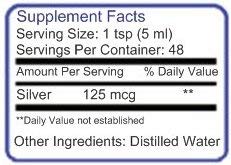 Blue Ridge Silver 25 ppm 8 oz Colloidal Silver Natural Immune Support Health Supplement