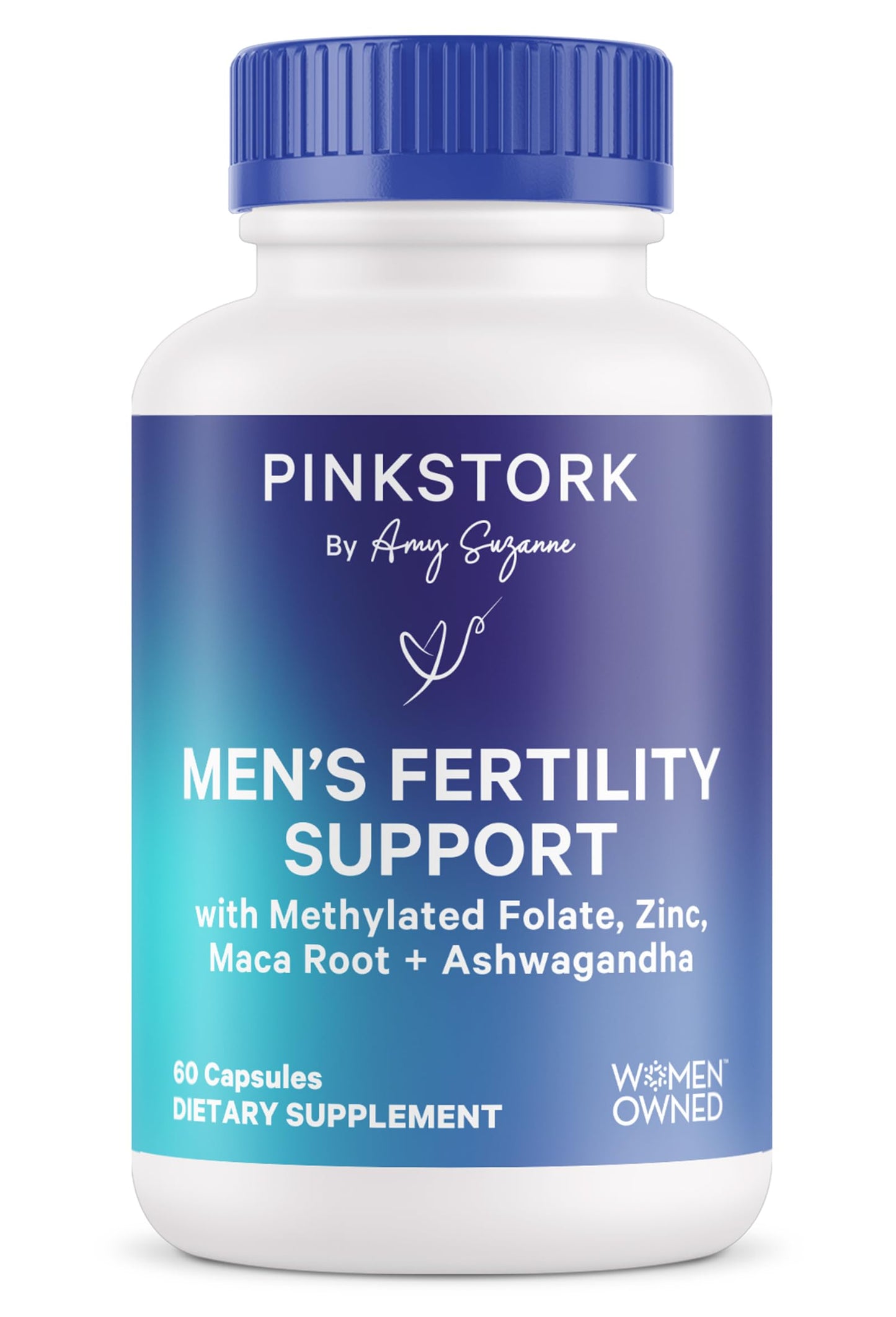 Blue Stork Fertility Supplements for Men – Male Prenatal Vitamins (60 caps)
