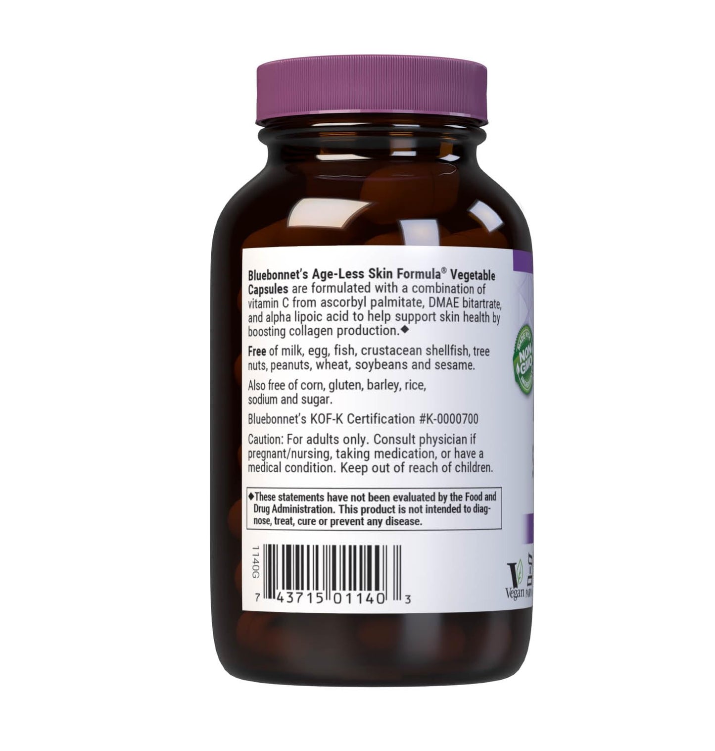 BlueBonnet Age-Less Skin Formula Capsules, 60 Count