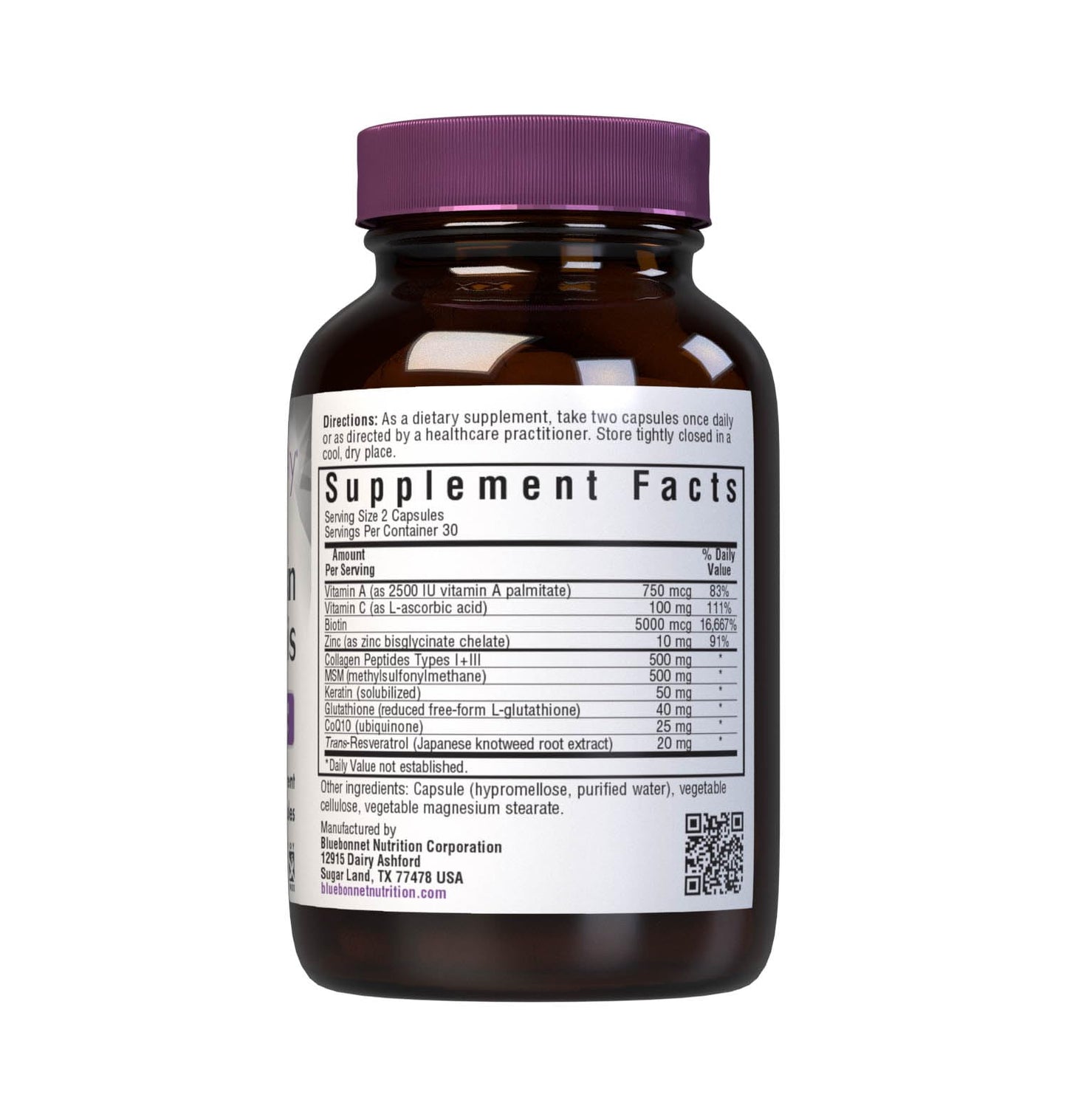 Bluebonnet Beautiful Ally Hair, Skin & Nails – Collagen Peptides Type I & III