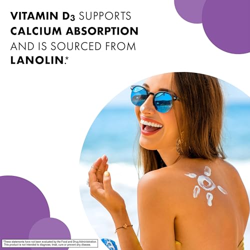 BlueBonnet Vitamin D3 1000 IU (25 mcg) – Strong Bones & Immune Support | 180 Veggie Capsules
