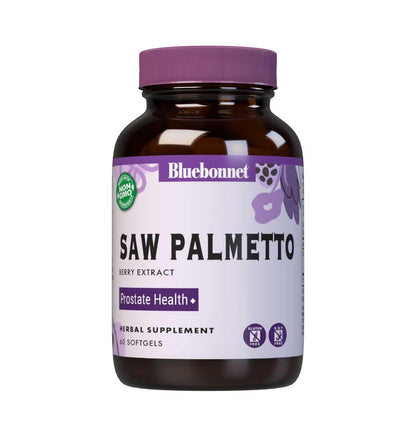 BlueBonnet Extra-Strength Saw Palmetto Berry Extract Softgels – 60 Count | Prostate Health