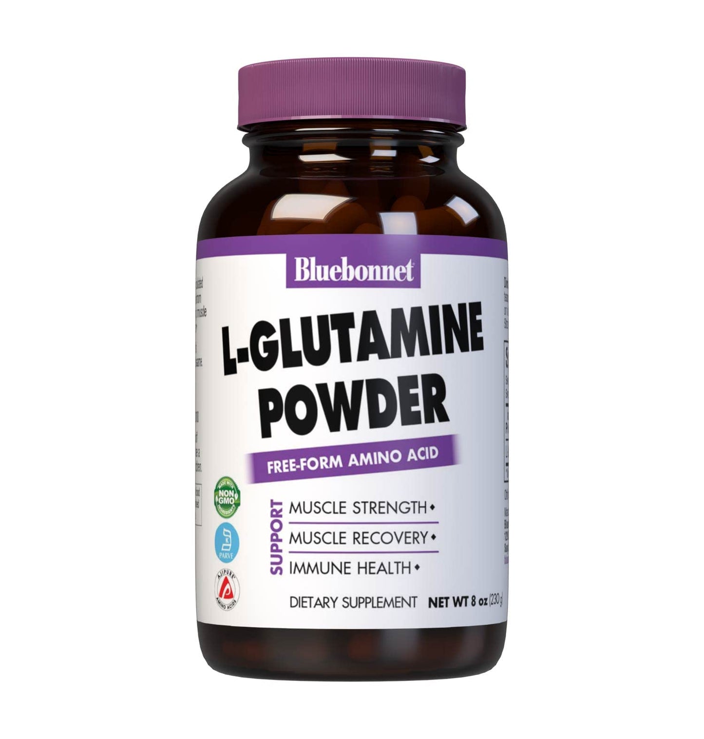 Bluebonnet Nutrition L-Glutamine Powder, 8 oz – Immune Support & Muscle Recovery