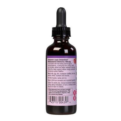 Bluebonnet Nutrition Liquid Methylcobalamin Vitamin B12 1000 mcg – 59 Servings, Vegan, 2 oz