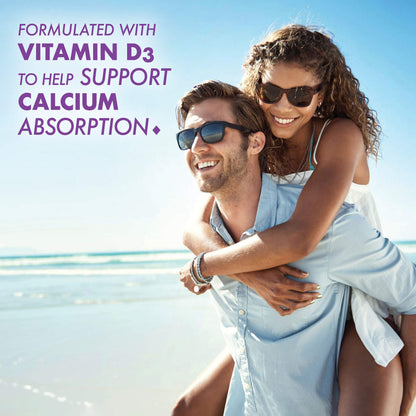Bluebonnet Milk-Free Calcium 1200 mg + Vitamin D3 400 IU – High Potency Softgels, 120 Count