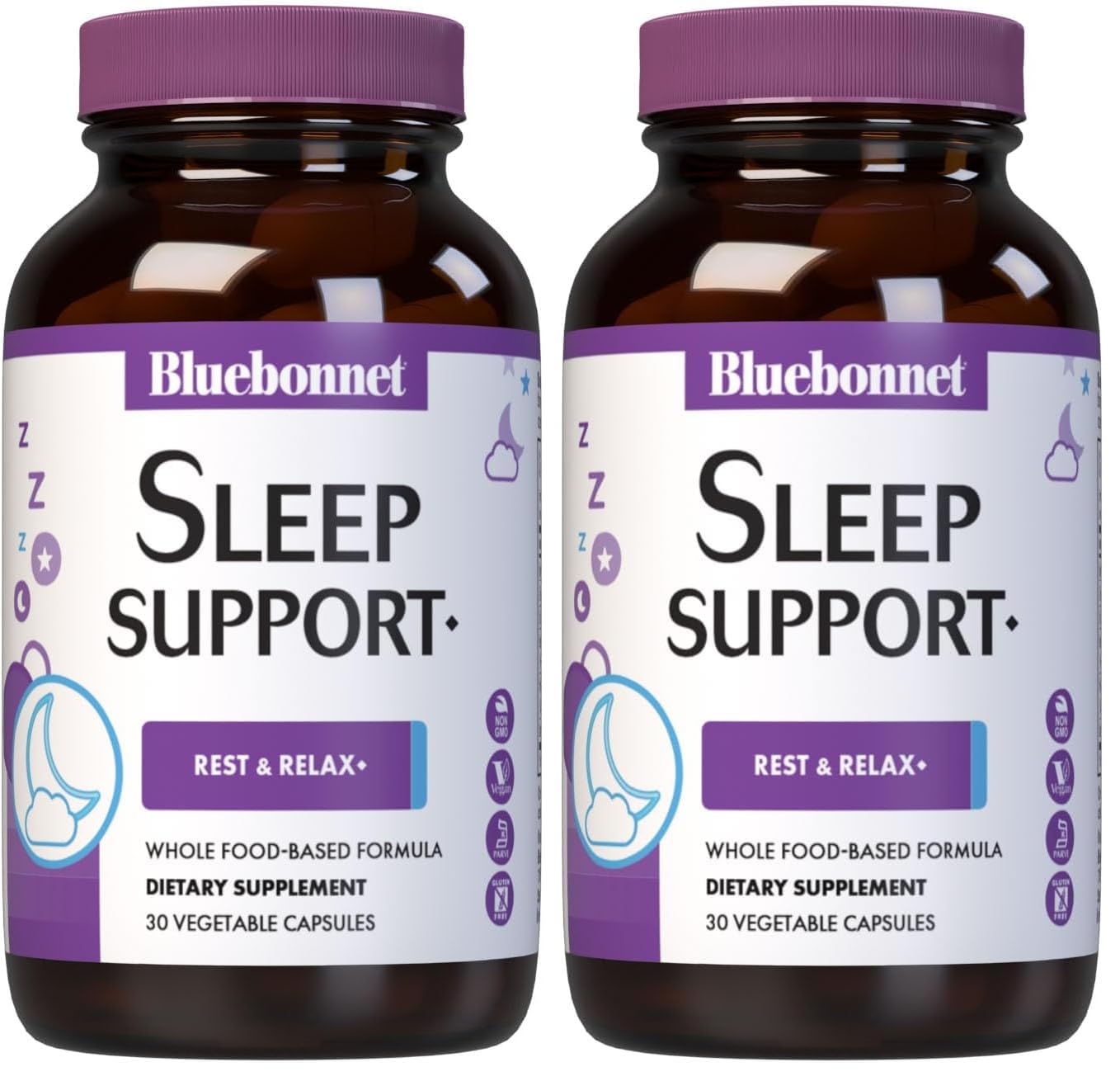 BlueBonnet Nutrition Targeted Choice Sleep Support – Whole Food-Based, Soy & Gluten Free