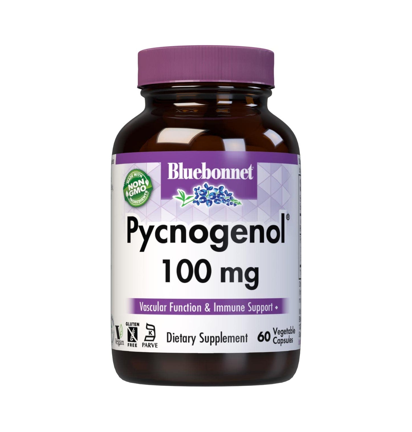 BlueBonnet Pycnogenol 100 mg VegCaps – 60 Count