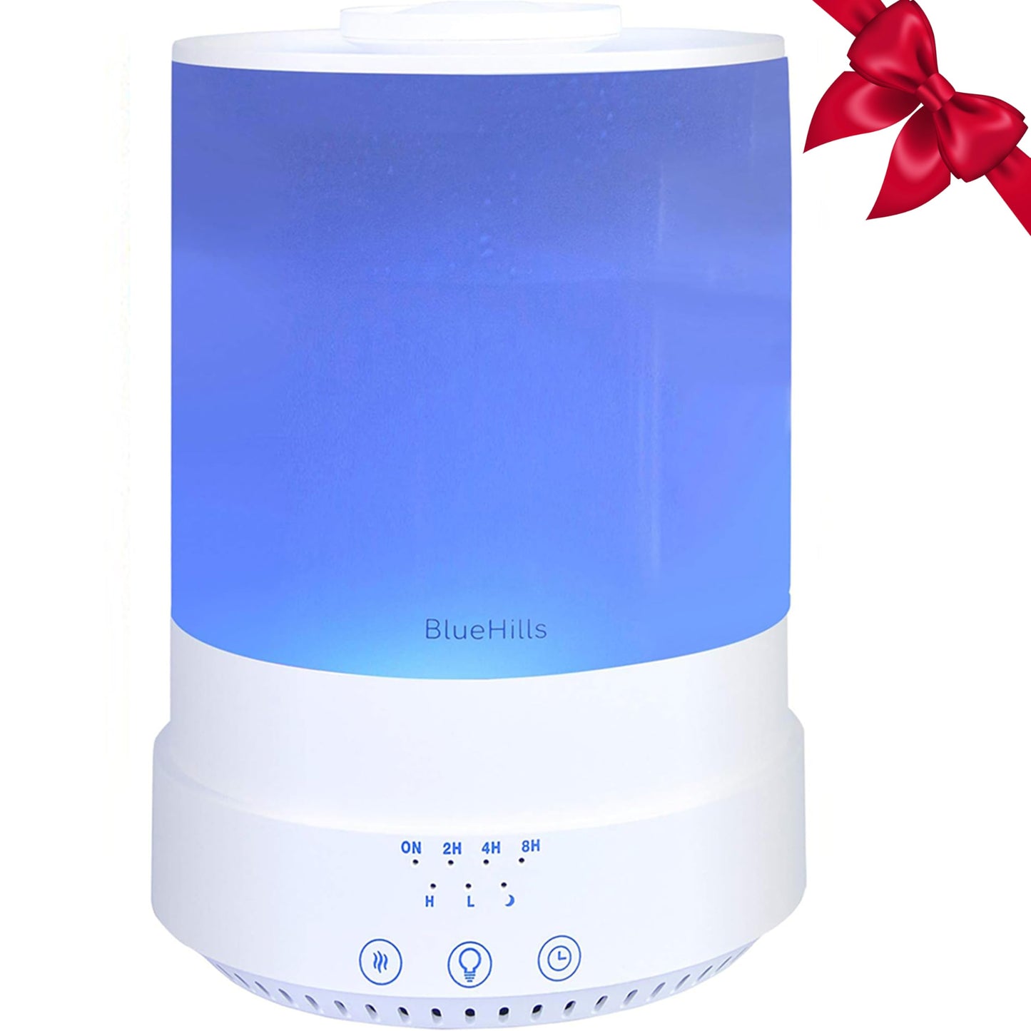 BlueHills 2500ml XL Essential Oil Diffuser – Large 2.5L Humidifier (White)