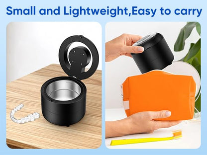 BlumWay Retainer Cleaning Machine – 45kHz for Dentures, Braces & Mouth Guards