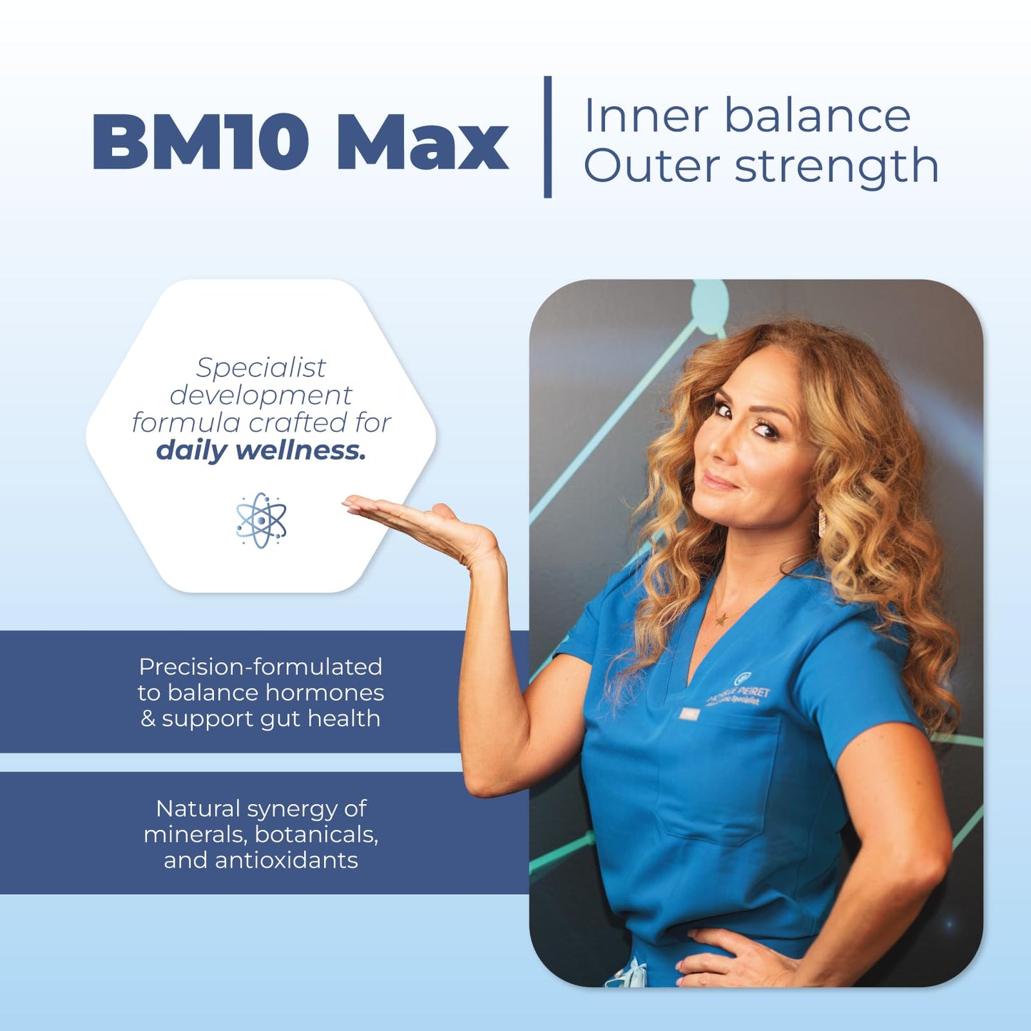 BM10 Max Boron Supplement – Hair, Skin & Nails | Michelle Peiret | 60 Veg Caps