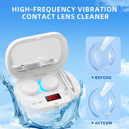 BNXXL SKIN Contact Lens Cleaner – White, USB Charging, Night Light