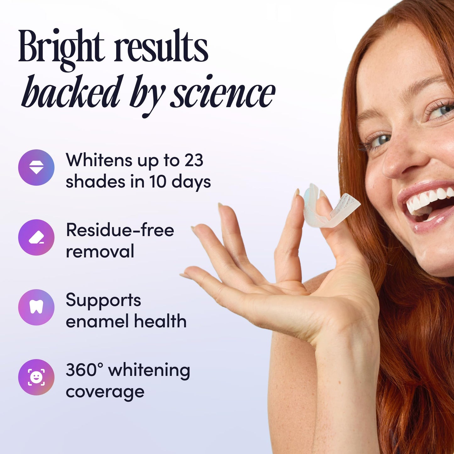 Boca Bella Teeth Whitening U-Wraps – 10 Treatments, 15% Hydrogen Peroxide, Enamel-Safe