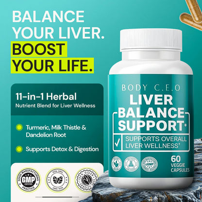 Body C.E.O. Liver Health Support – Detox, Digestion & Clean Energy