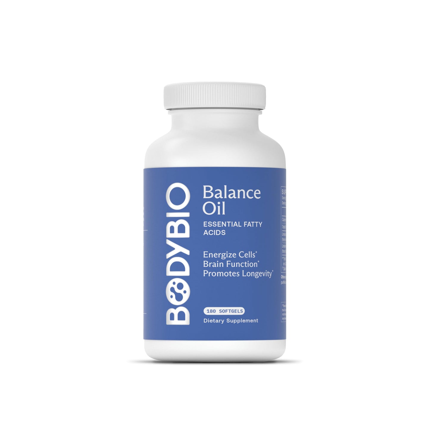 BodyBio Balance Oil – Omega 3-6 Supplement | Cold-Pressed Flaxseed & Safflower Oil