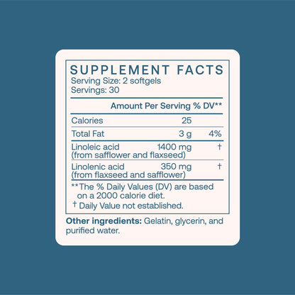 BodyBio Balance Oil – Omega 3-6 Supplement | Cold-Pressed Flaxseed & Safflower Oil