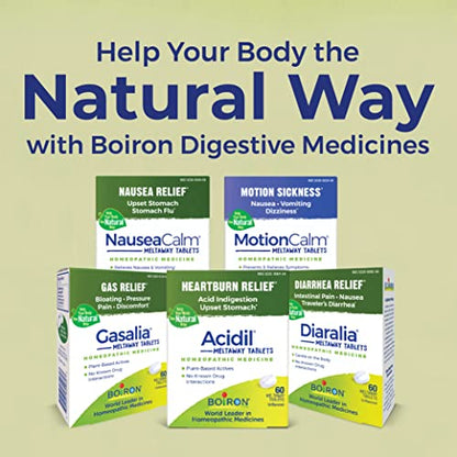 Boiron Acidil On the Go – Travel-Ready Heartburn & Indigestion Relief Pellets (160 Pellets, 2 Count)