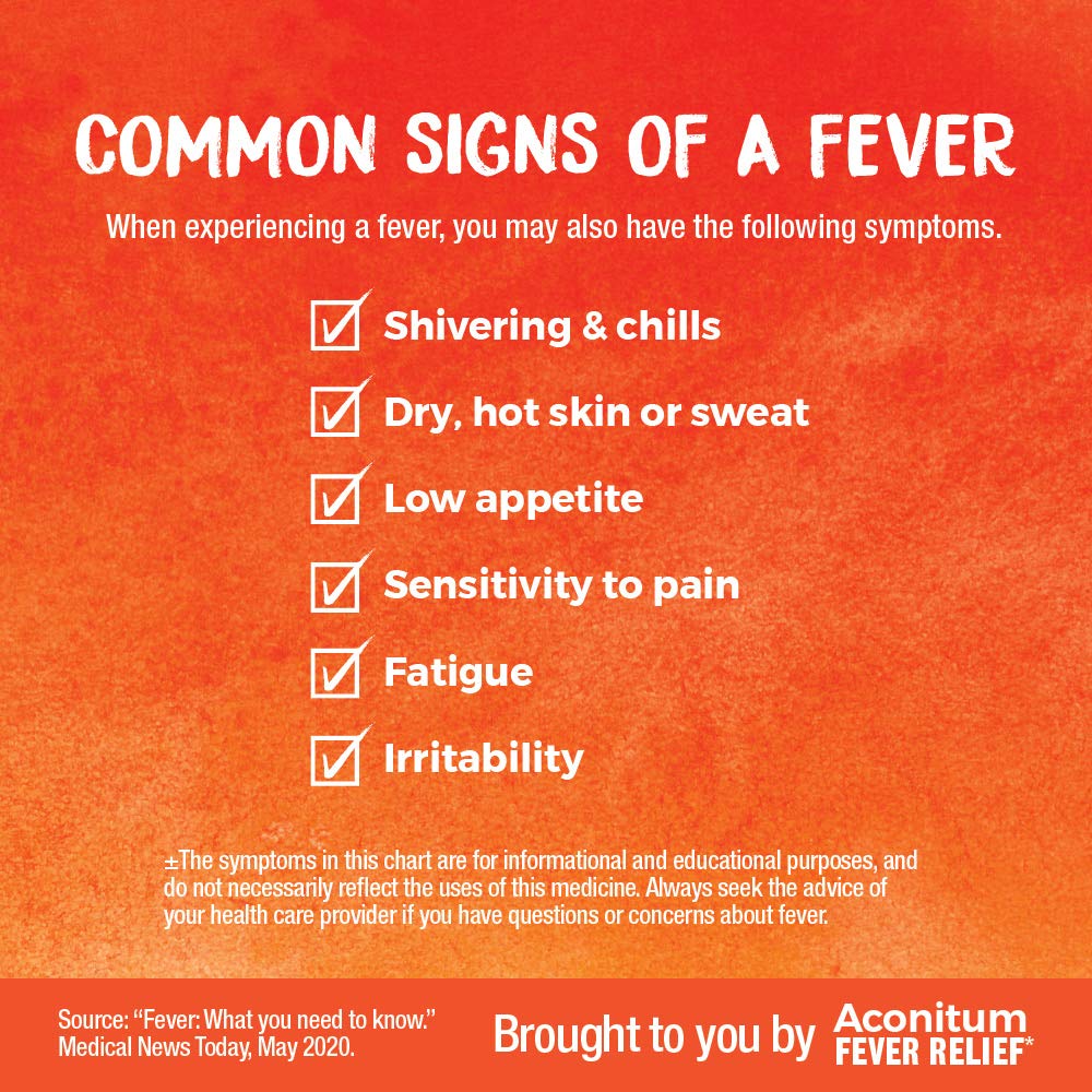 Boiron Aconitum Napellus 30C – Fever Relief Pellets, 240 Count (3 Tubes)