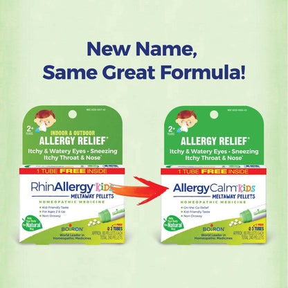 Boiron AllergyCalm Kids – Homeopathic Allergy Relief (3 Tubes Box)