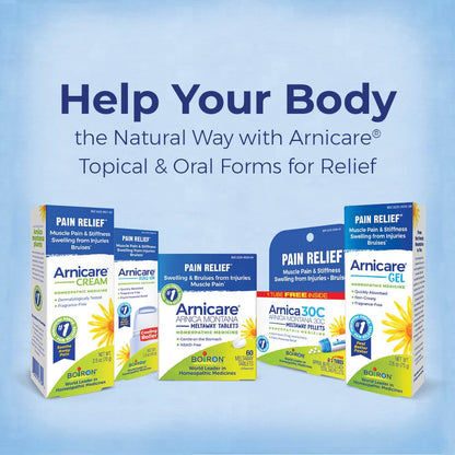 Boiron Arnicare Cream 2.5 oz – Fragrance-Free, Fast-Absorbing Topical Pain Relief for Muscle & Joint Discomfort