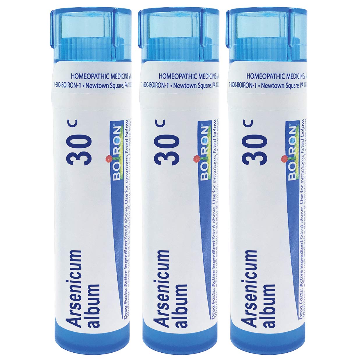 Boiron Arsenicum Album 30C Homeopathic Medicine for Food Poisoning – Pack of 3 (240 Pellets)