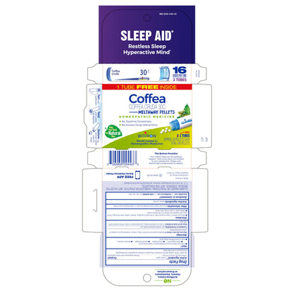 Boiron Coffea Cruda 30C – 9 Blue Tubes Sleep Aid for Restless Sleep