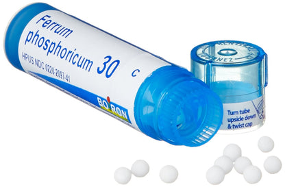 Boiron Ferrum Phosphoricum 30C — Homeopathic Fever Relief (Pack of 5)