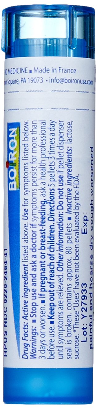 Boiron Hepar Sulphuris Calcareum 30C — Homeopathic Cough Medicine (Pack of 5)