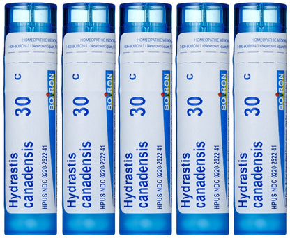 Boiron Hydratis Canadensis 30C 5-Pack Pellets – Postnasal Drip (Homeopathic)