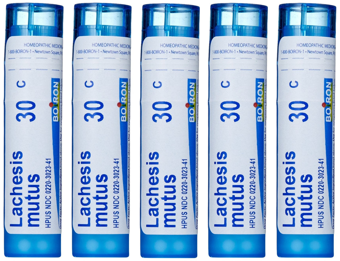 Boiron Lachesis Mutus 30C (Pack of 5) – Homeopathic Medicine for Hot Flashes