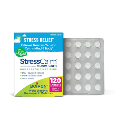 Boiron StressCalm Tablets - Stress Relief & Calm (120 Count, 2-Pack)