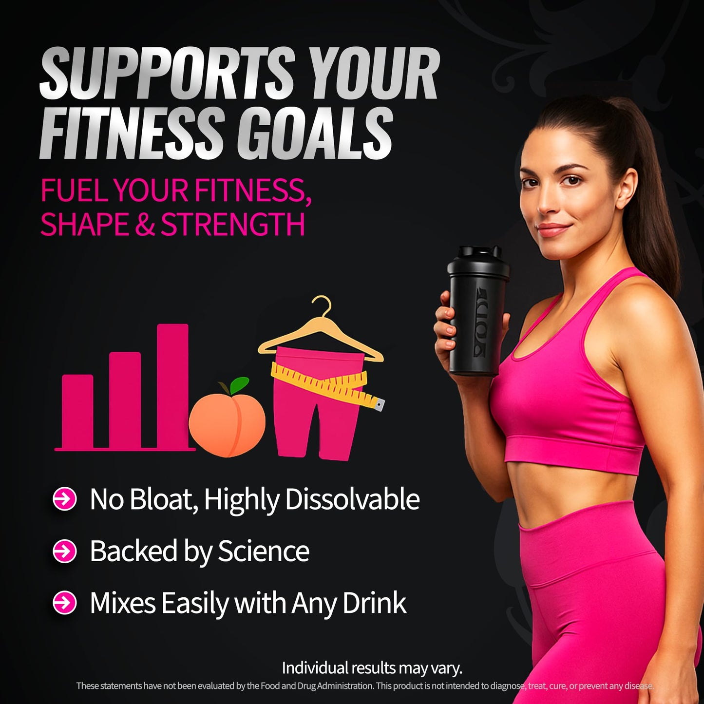 Bold Buns Creatine for Women – Booty Builder with Collagen & BCAA
