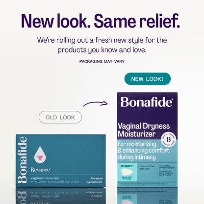 Revaree by Bonafide - Hormone-Free Vaginal Moisturizer with 5 mg Hyaluronic Acid | 2-Month Supply (20 Inserts)