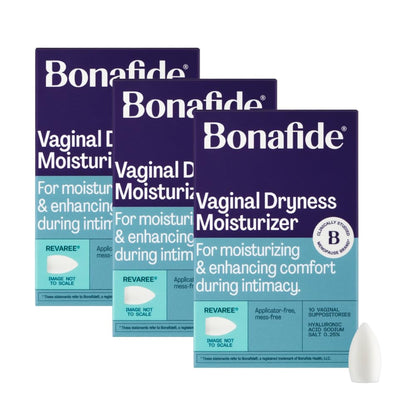 Bonafide Revaree with Hyaluronic Acid – Non-Hormonal Vaginal Moisturizer, 3-Month Supply