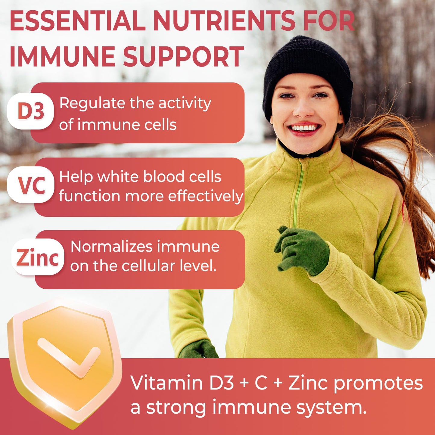 Vitamin D3 K2 A Gummies 5000IU / 10,000IU – 8-in-1 Vegan Calcium Magnesium Zinc | 2 Packs