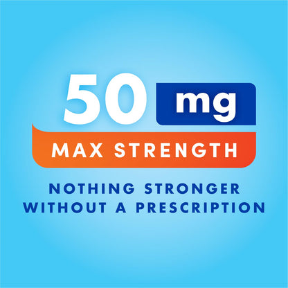 Bonine MAX Chewable 50mg – Motion Sickness Relief, Peppermint, 16 Tablets