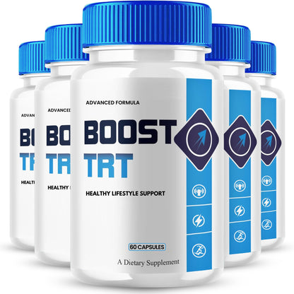 Original Boost TRT Advanced Pills Capsule – Premium Formula | BoostTRT 60 Capsules x5 Pack