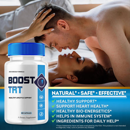 Original Boost TRT Advanced Pills Capsule – Premium Formula | BoostTRT 60 Capsules x5 Pack