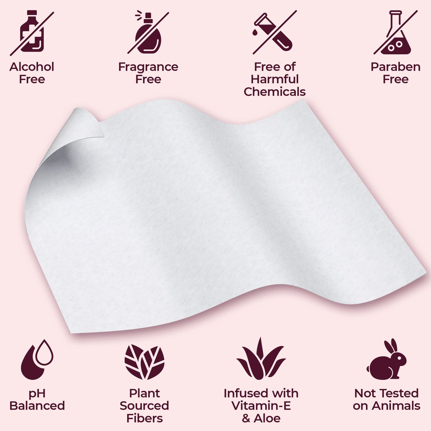 BOOTY WIPES Flushable Wipes Women - 320 Count (4x80) Aloe & Vitamin E, pH Balanced