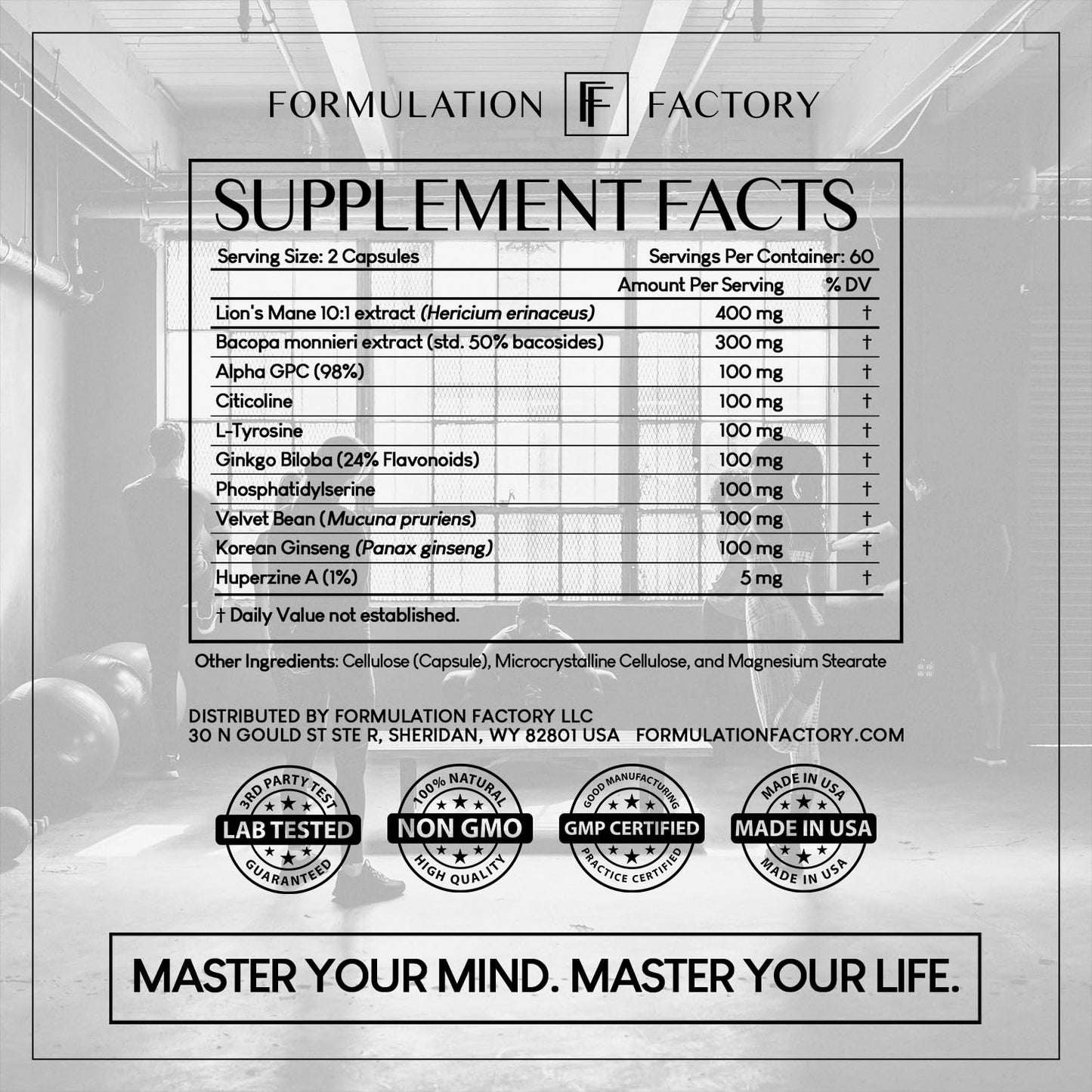 Formulation Factory Boss Mode 10-in-1 Nootropic – Focus & Memory Boost (2 Pack)