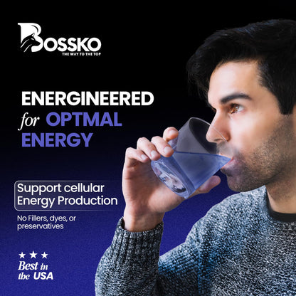 Bossko Methylene Blue 1% Solution – 99.99% Pure Pharmaceutical Grade with B12 & Magnesium | Brain & Cellular Support | Made in USA 60ml